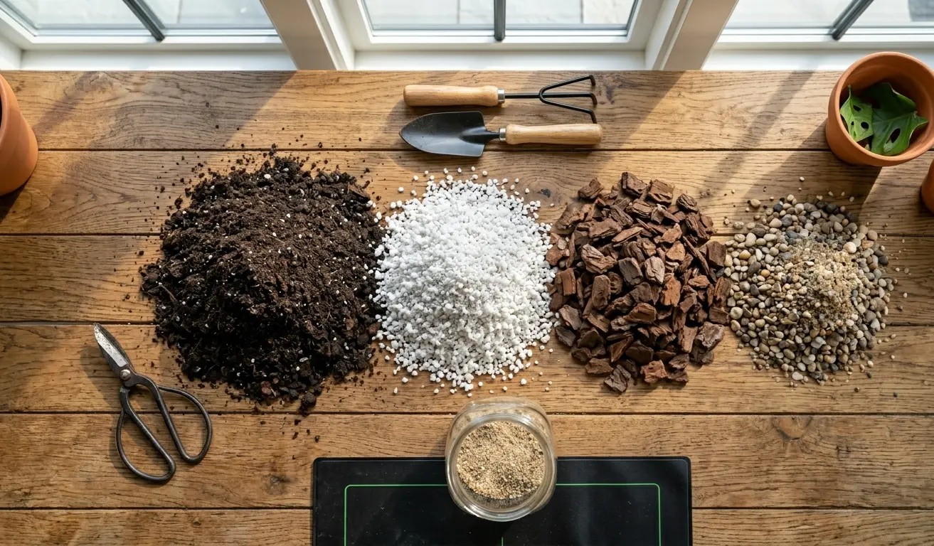 A custom well-draining soil mixture that will Keep Your Ficus Tree from developing root rot.